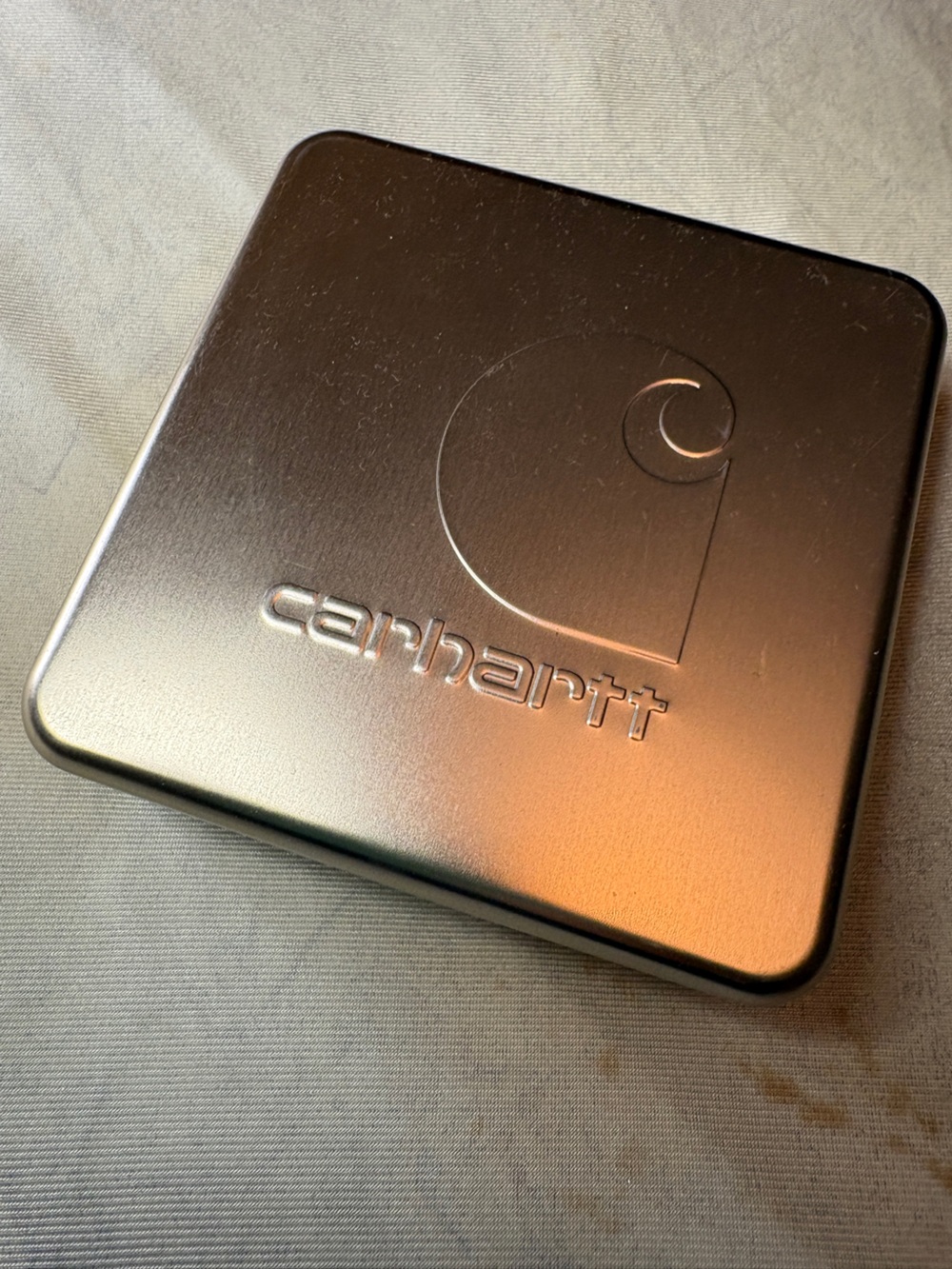 Carhartt Metal Accessory Tin - Bronze Finish